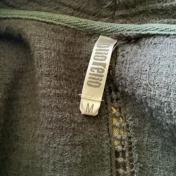 Monoreno size Medium open front asymmetrical padded shoulders jacket top… - Picture 2 of 6